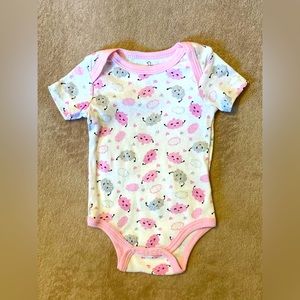 3-6 month baby girl onesie